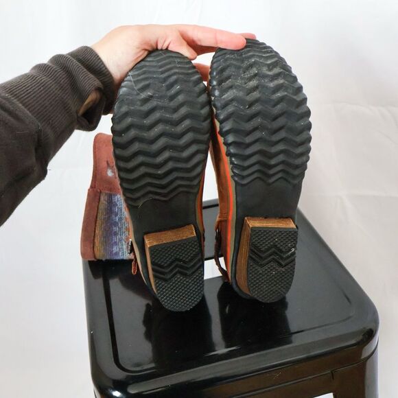 Sorel Women's Slimshortie Chevron Waterproof Snow Boot 7 - Picture 8 of 9